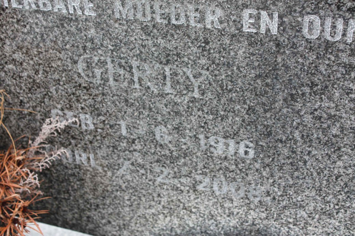 WET Gerty, de 1916-2008