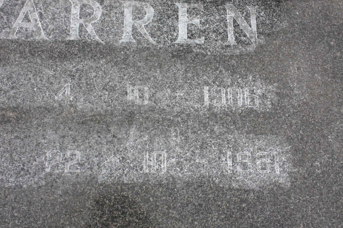 WARREN Caroline 1906-1981
