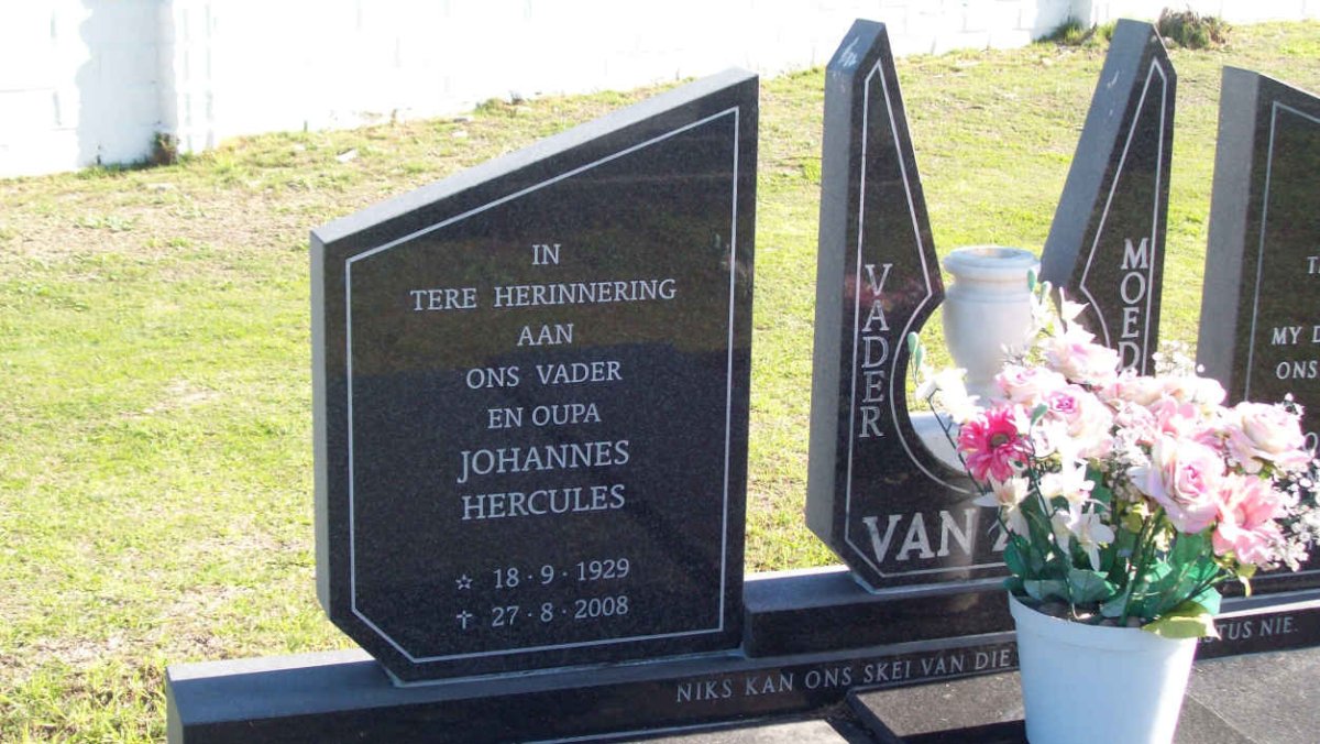 ZYL Johannes Hercules, van 1920-2008