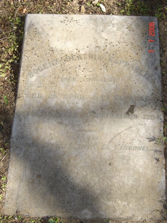 ?? RARRARLIE(Z)   Bogena Beatrix nee LINDNER  -1904