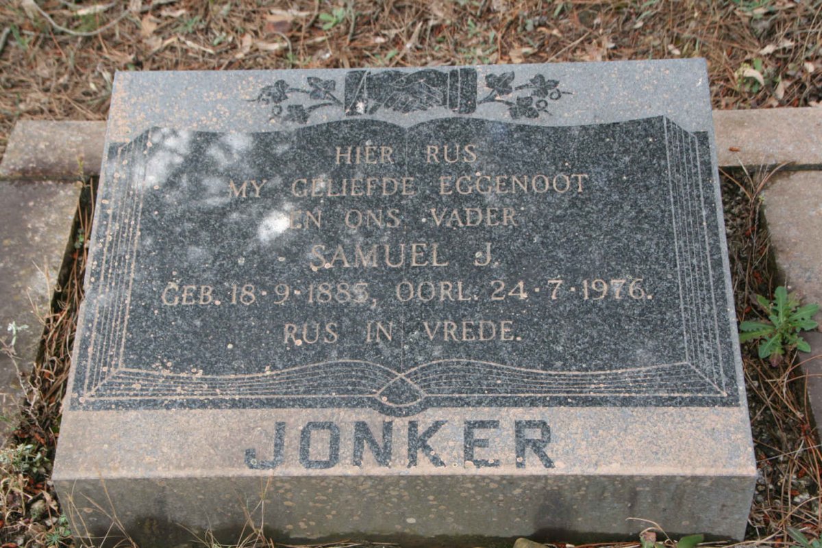 JONKER Samuel J. 1885-1976