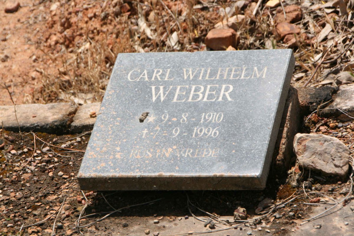 WEBER Carl Wilhelm 1910-1996