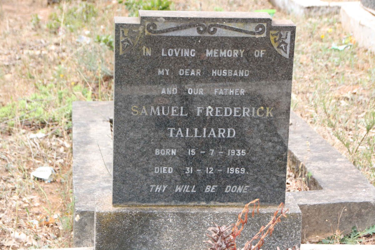 TALLIARD Samuel Frederick 1935-1969
