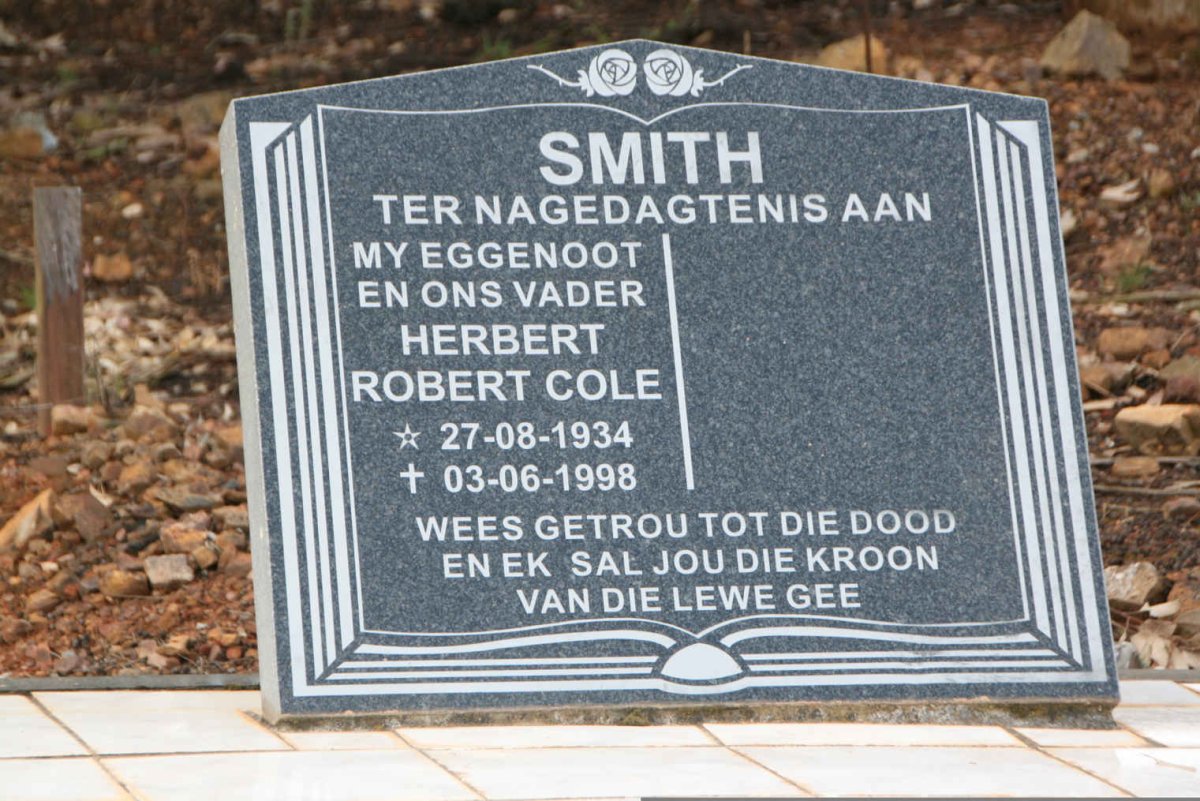 SMITH Herbert Robert Cole 1934-1998