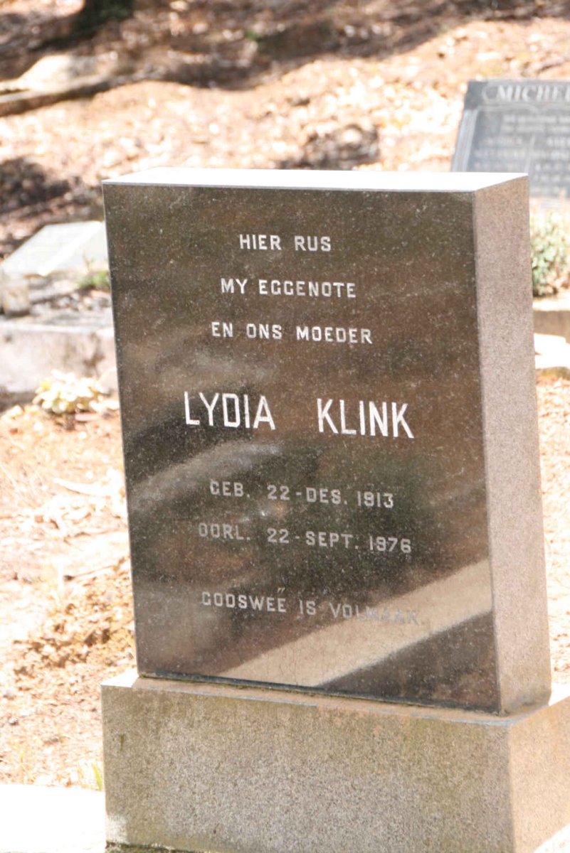 KLINK Lydia 1913-1976