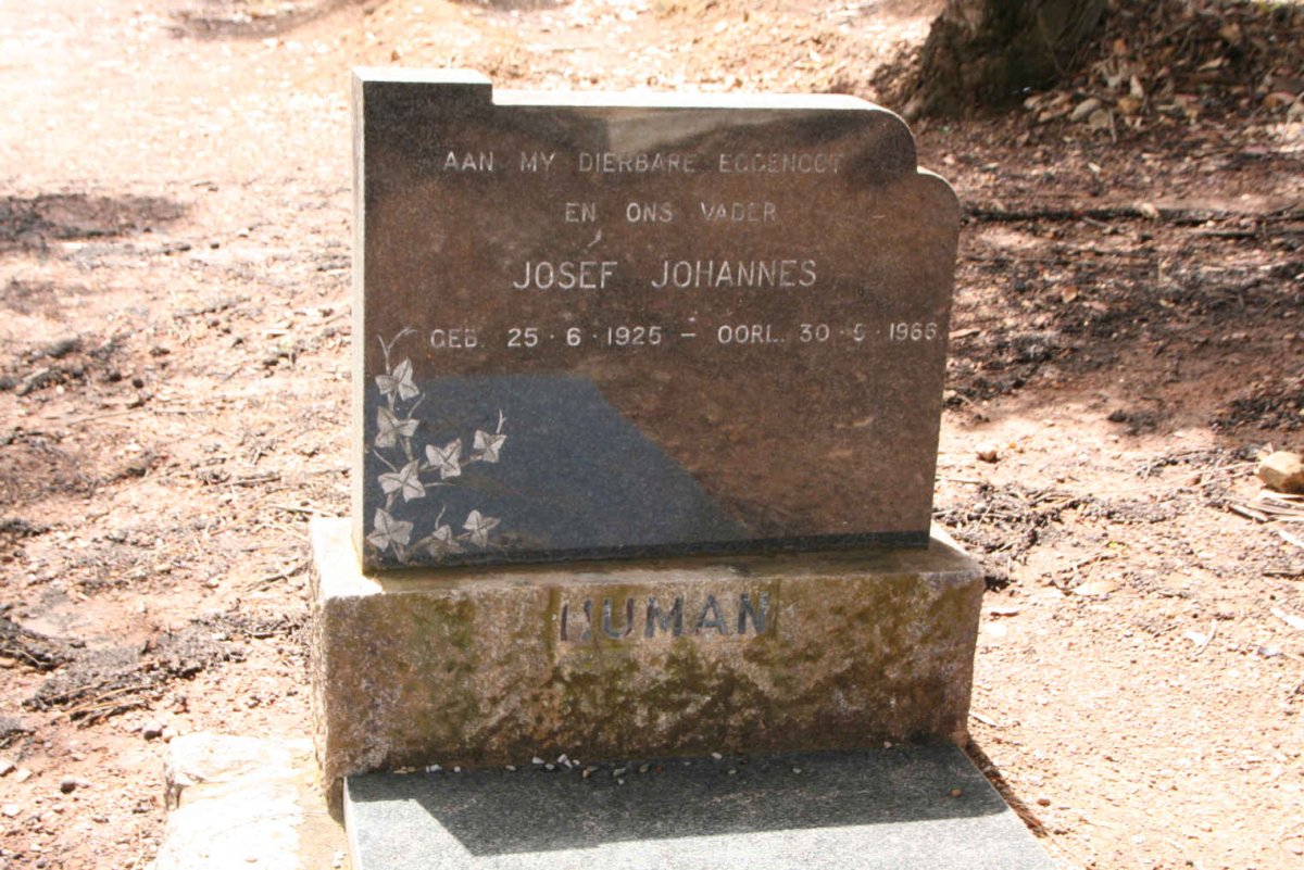 HUMAN Josef Johannes 1925-1966
