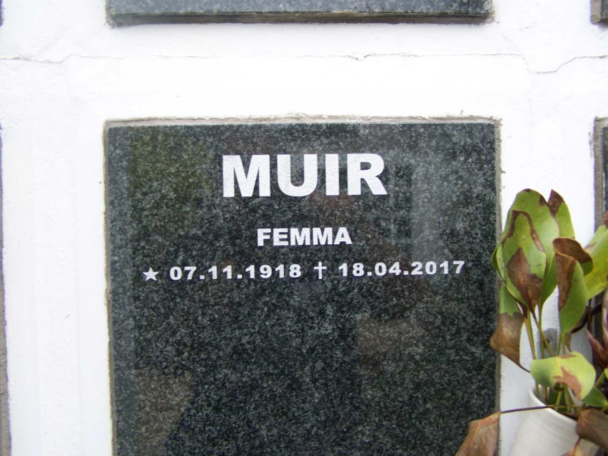 MUIR Femma 1918-2017