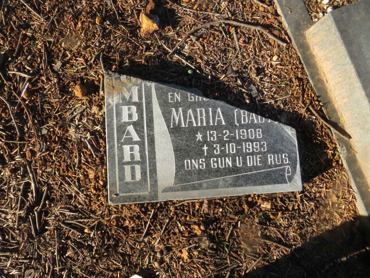 ?MBARD Maria 1908-1993