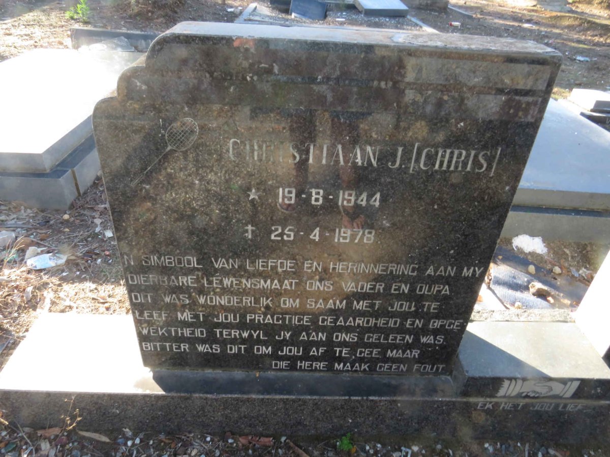 ? Christiaan J. 1944-1978 &amp; Hester 1935-1988