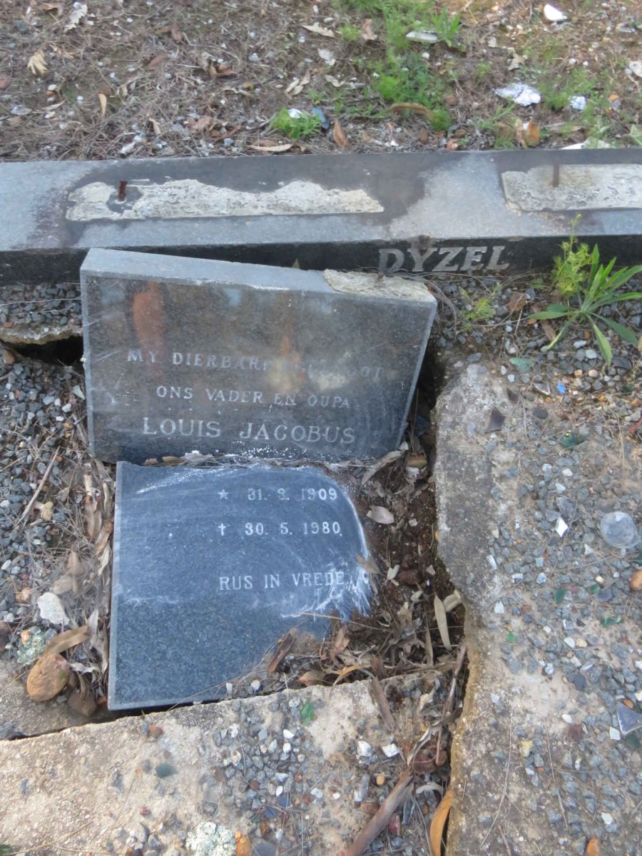DYZEL Louis Jacobus 1909-1980 &amp; Petronella A.C. DE JONGH 1921-1978
