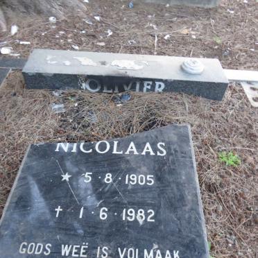 OLIVIER Nicolaas 1905-1982