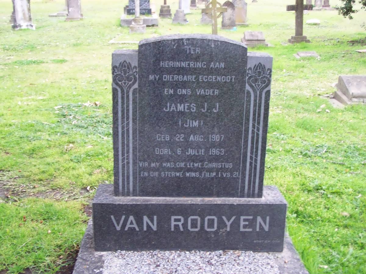ROOYEN James J.J., van 1907-1963