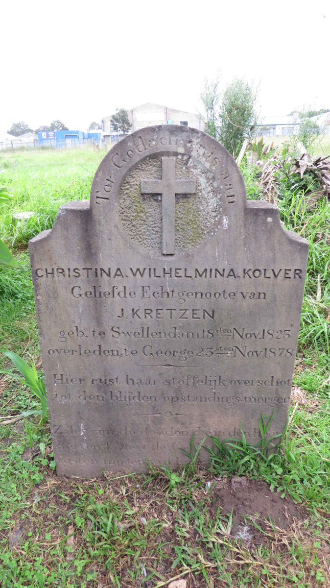 KRETZEN Christina Wilhelmina nee KOLVER 1823-1878