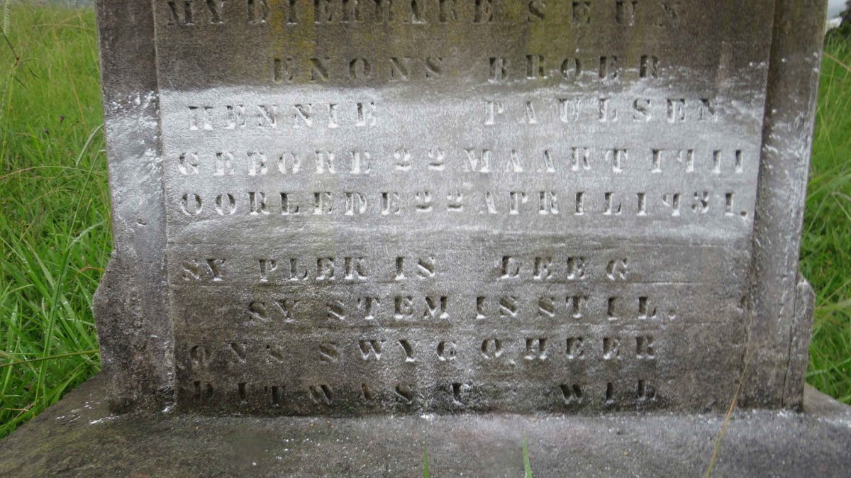 PAULSEN Hennie 1911-1931