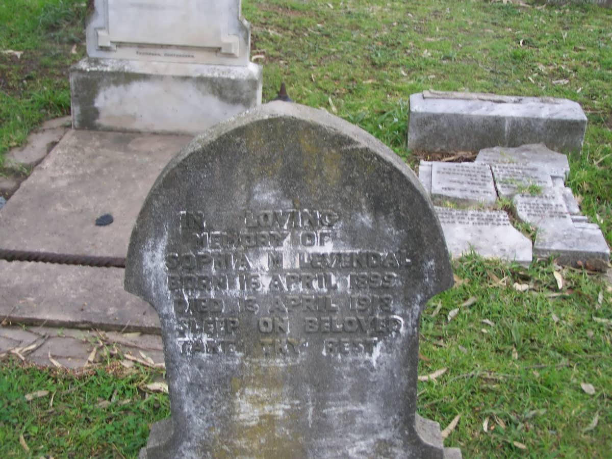 LEVENDAL Sophia M. 1899-1918