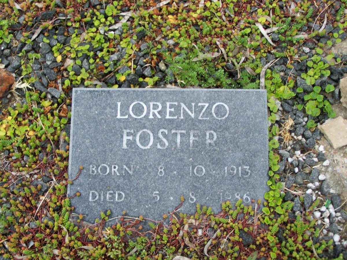 FOSTER Lorenzo 1913-1986