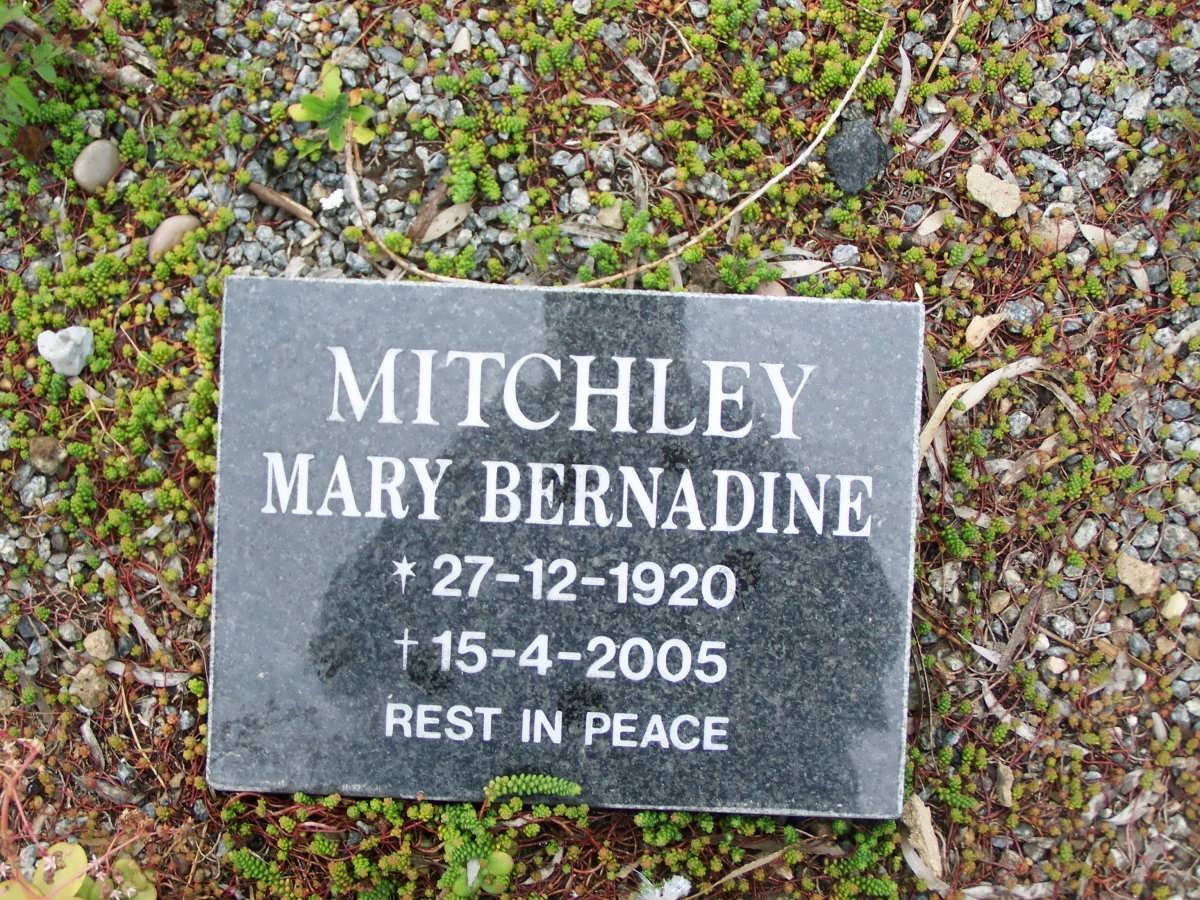 MITCHLEY Mary Bernadine 1920-2005
