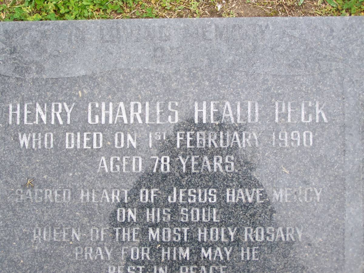 PECK Henry Charles Heald -1990