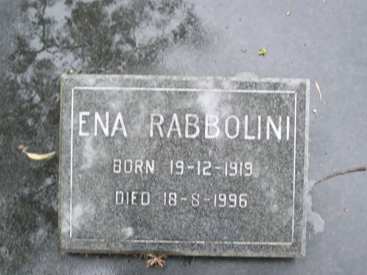 RABBOLINI Ena 1919-1996