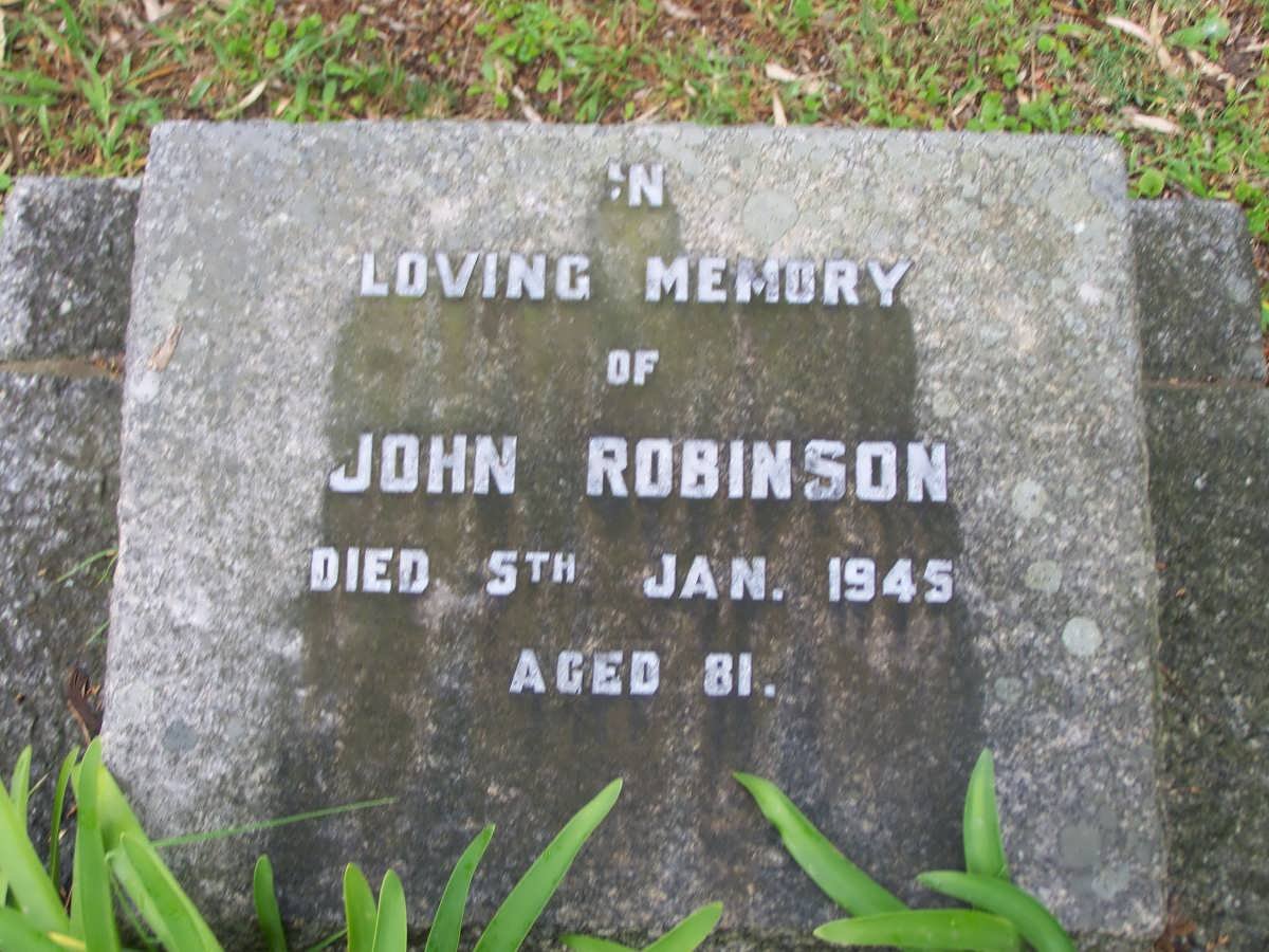 ROBINSON John -1945