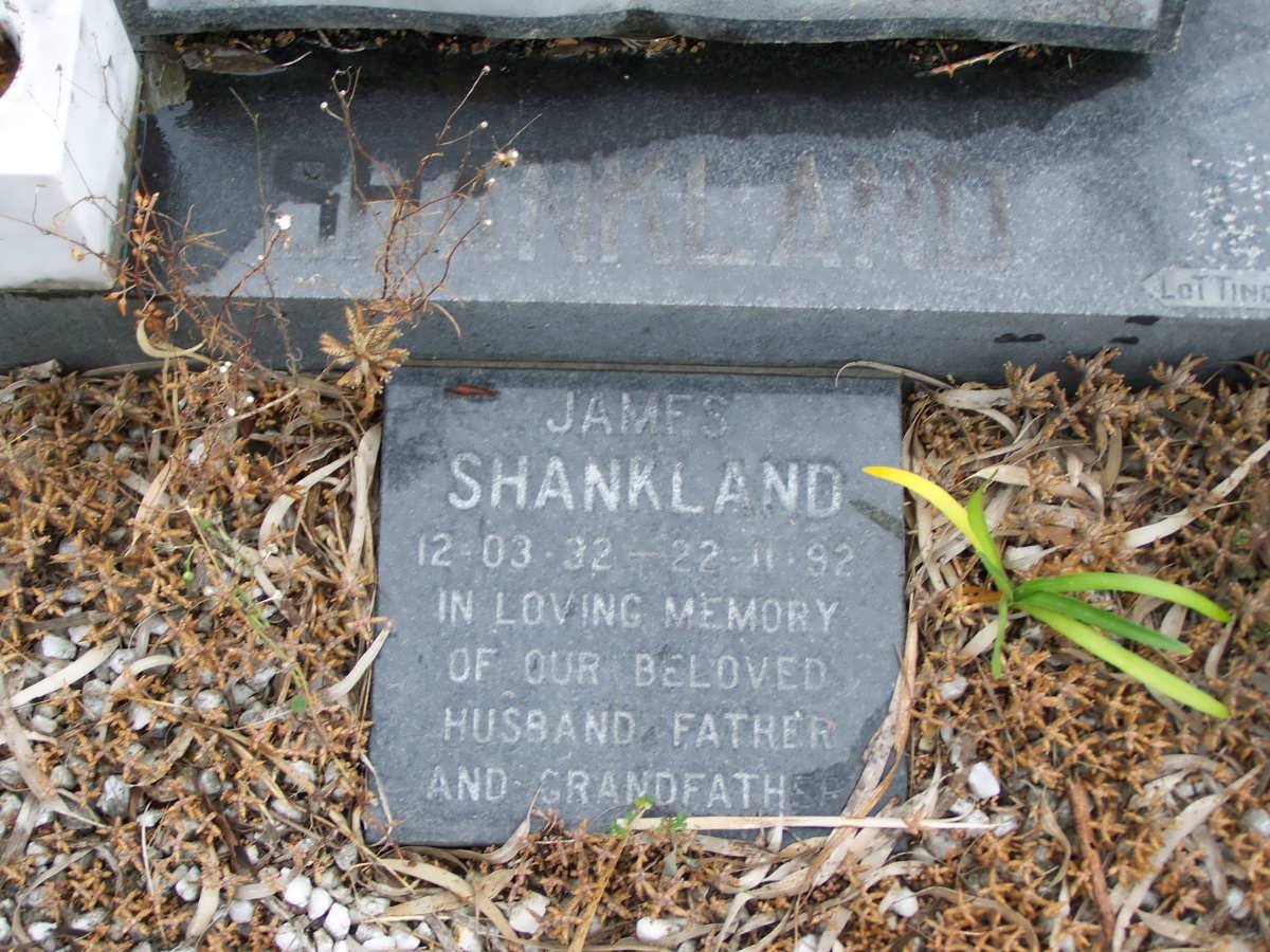 SHANKLAND James 1932-1992
