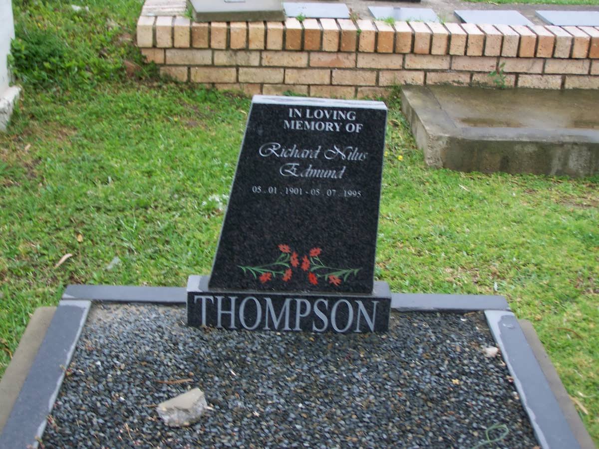 THOMPSON Richard Nilus Edmund 1901-1995