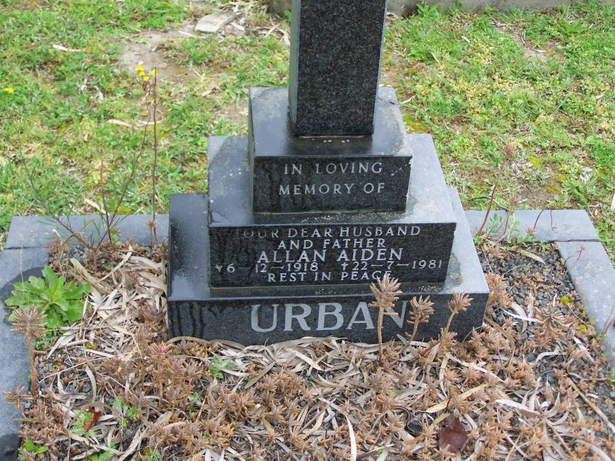 URBAN Allan Aiden 1918-1981
