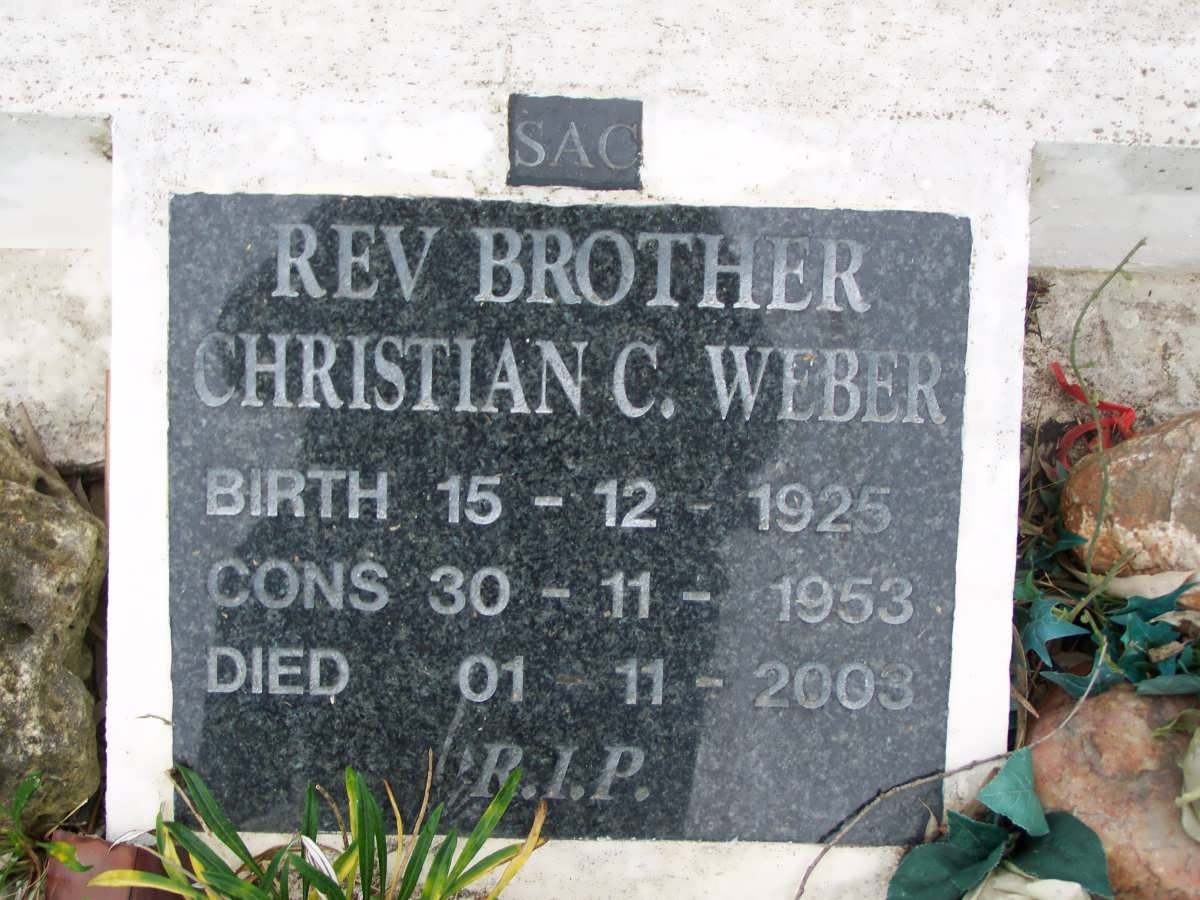 WEBER Christian C. 1925-2003