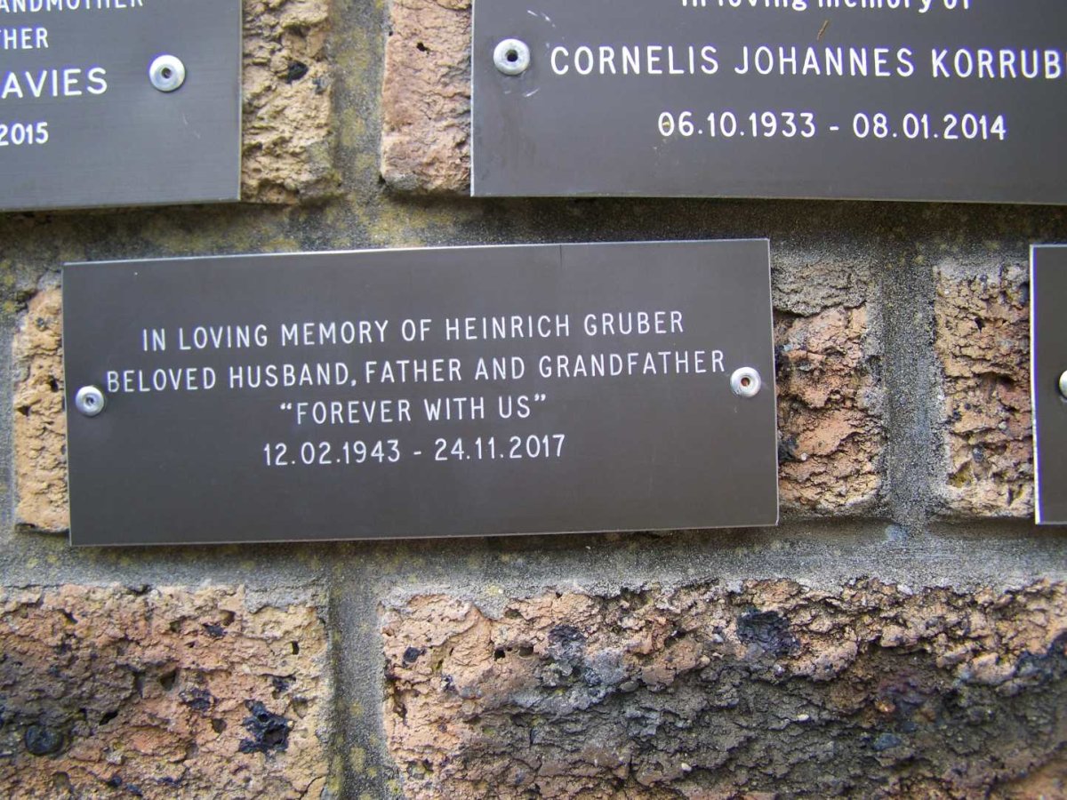 GRUBER Heinrich 1943-2017