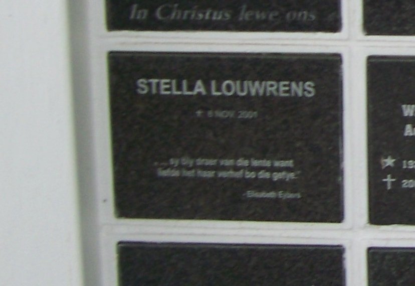 LOUWRENS Stella -2001