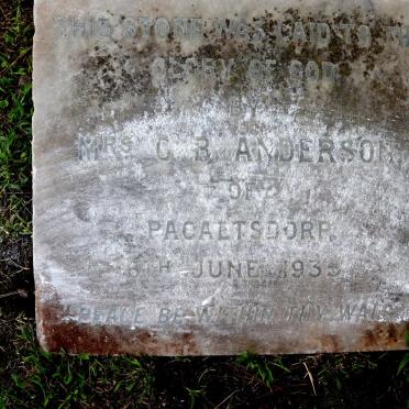 ANDERSON G.B -1935