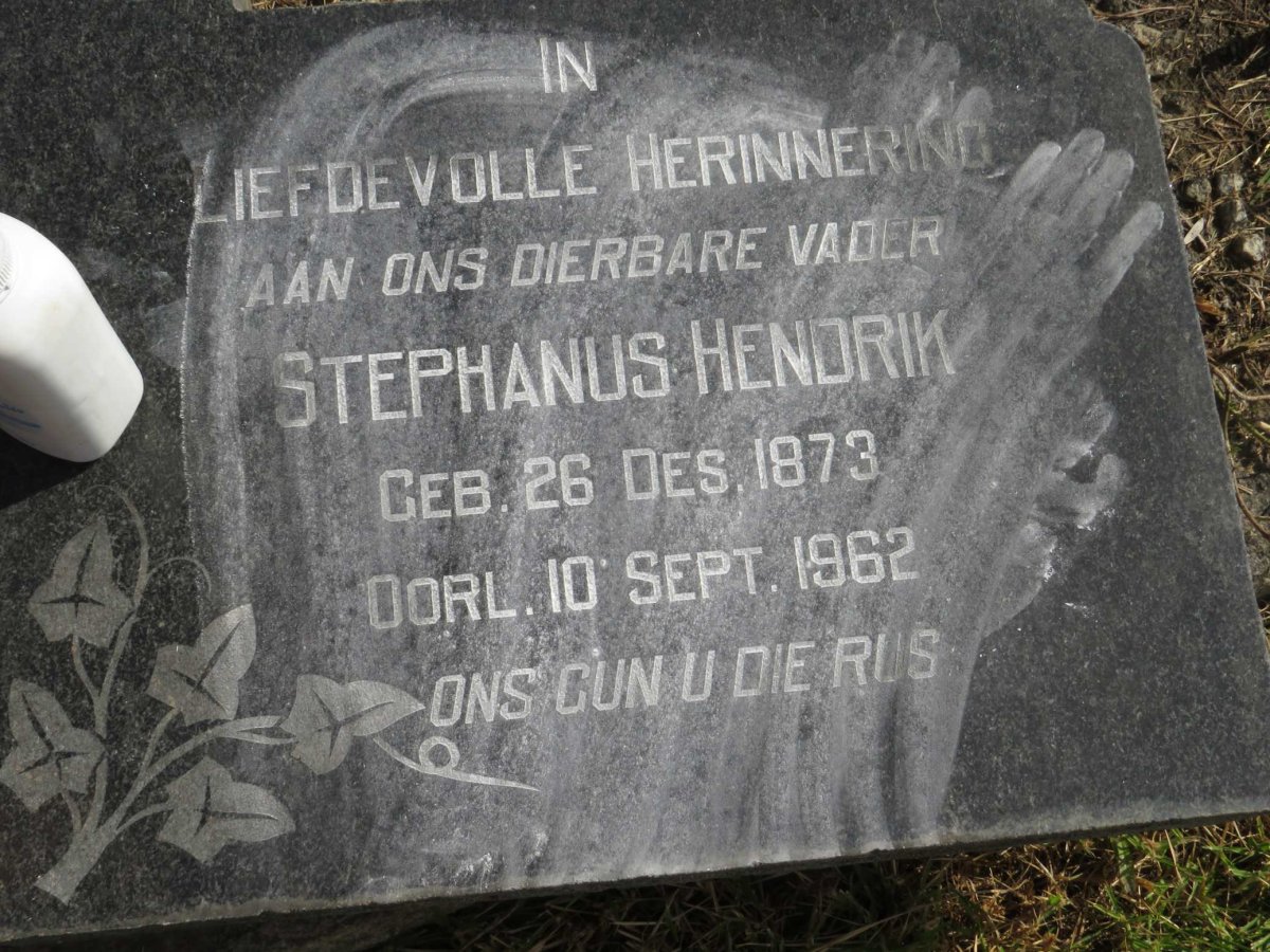 ? Stephanus Hendrik 1873-1962