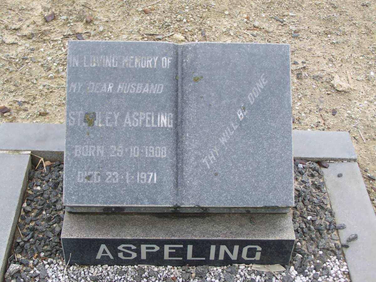 ASPELING Stanley 1908-1971
