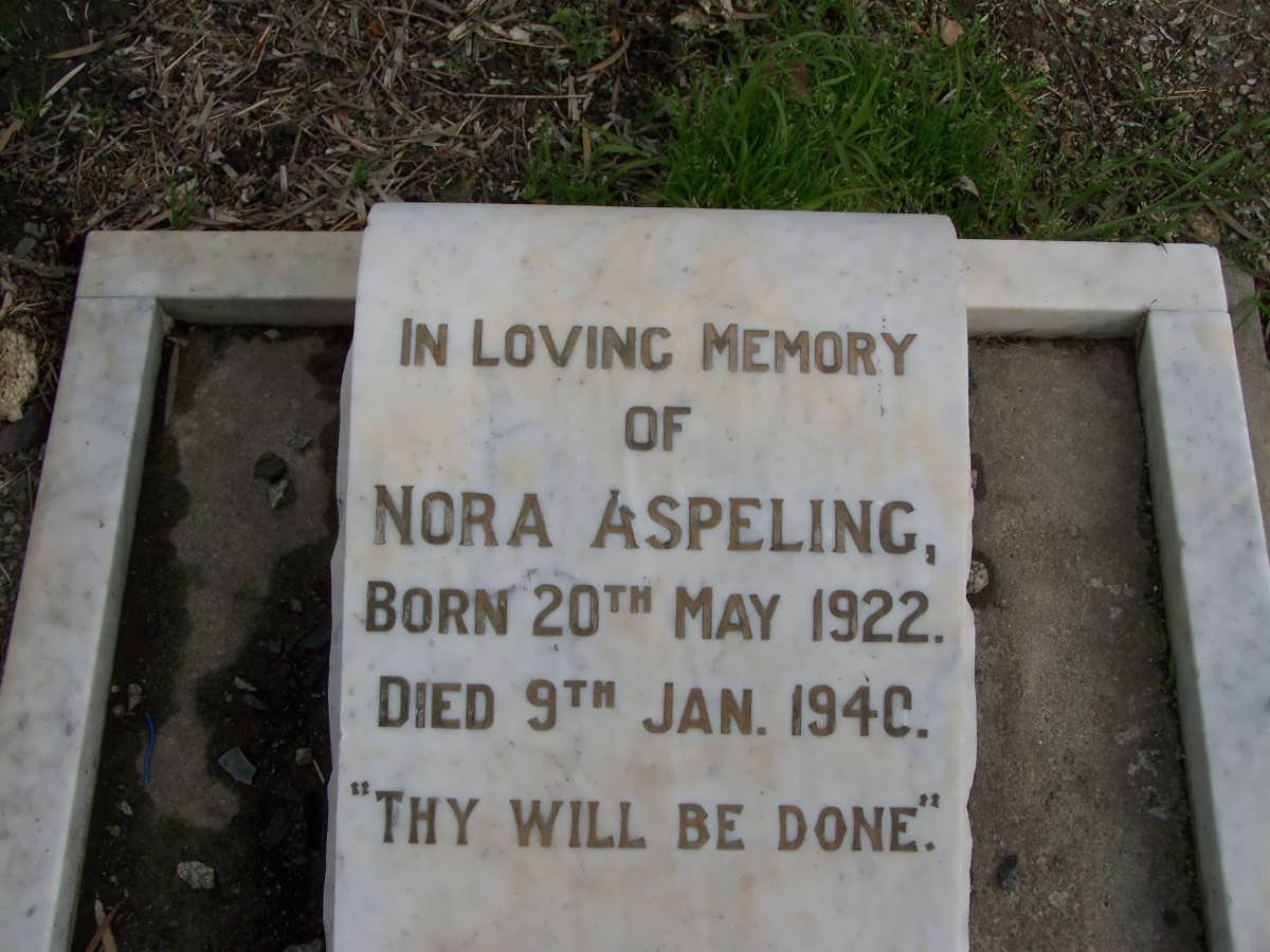 ASPELING Nora 1922-1940
