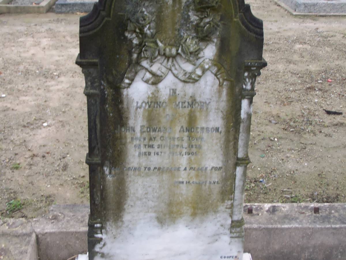ANDERSON John Edward 1839-1905