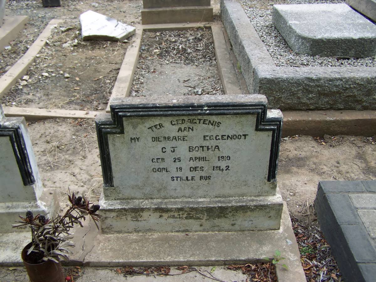 BOTHA C.J. 1910-1942