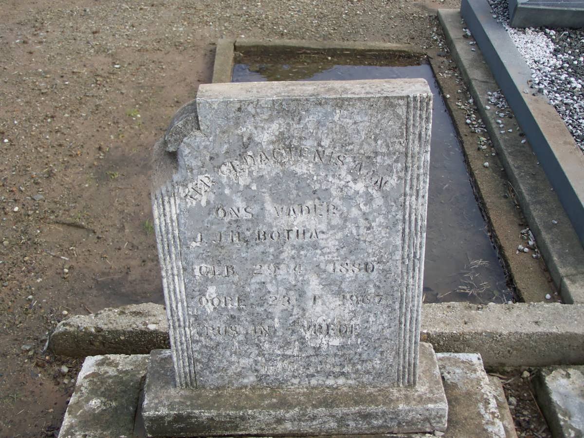 BOTHA J.J.H. 1880-19?7