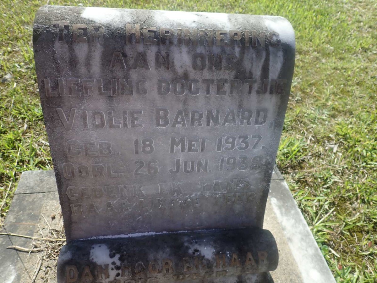 BARNARD Violie 1937-1939
