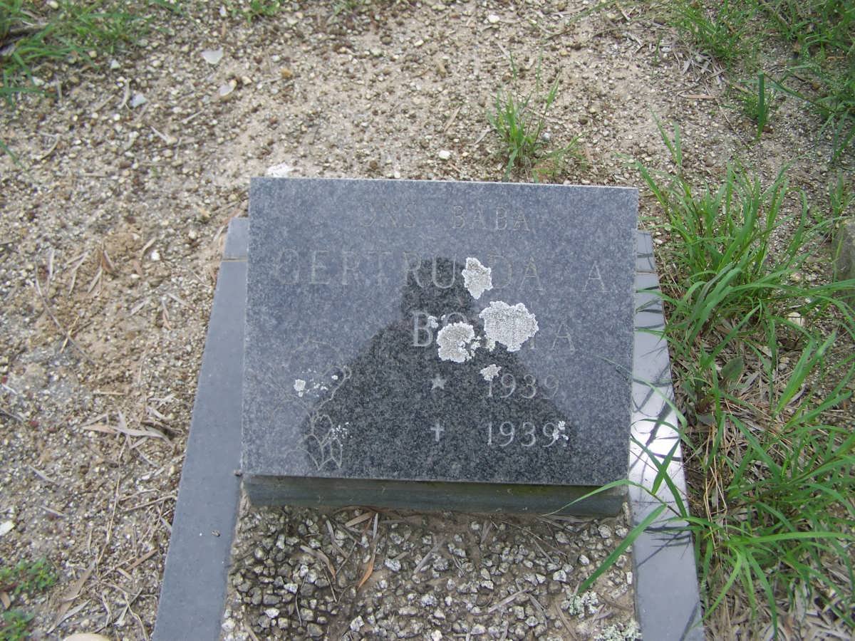 BOTHA Gertruida A. 1939-1939