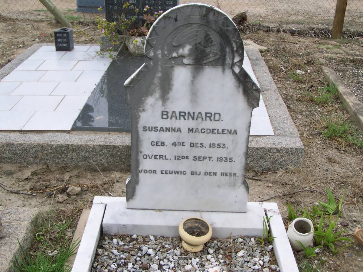 BARNARD Susanna Magdalena 1853-1935