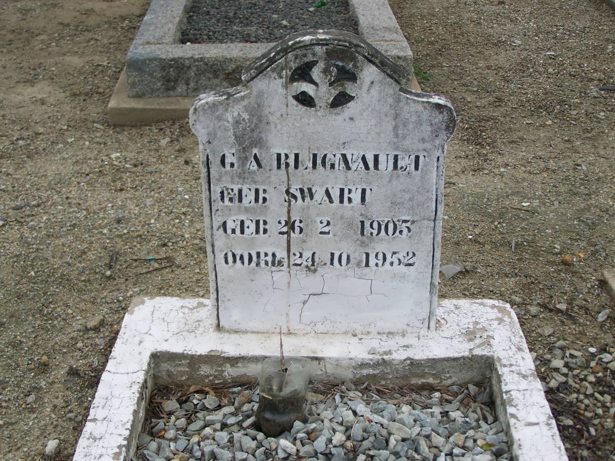BLIGNAULT G.A. 1905-1952