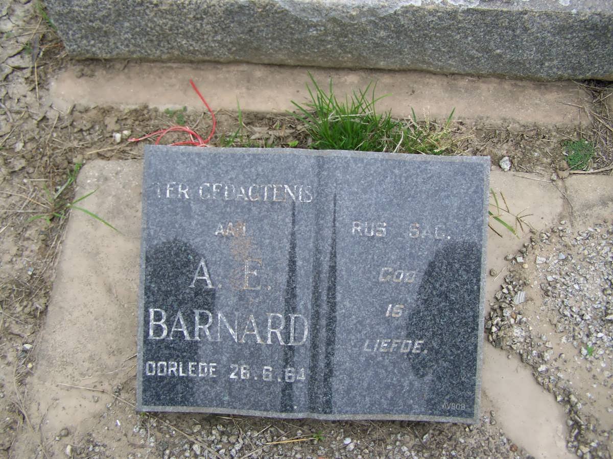 BARNARD A.E. -1964