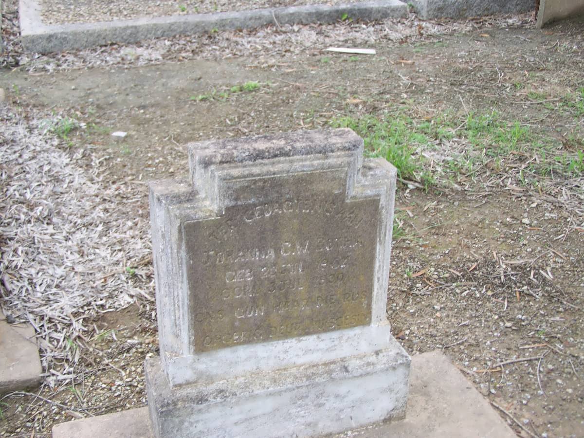 BOTHA Johanna C.W. 1904-1930