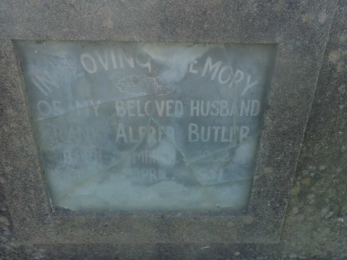 BUTLER Frank Alfred 1902-1951
