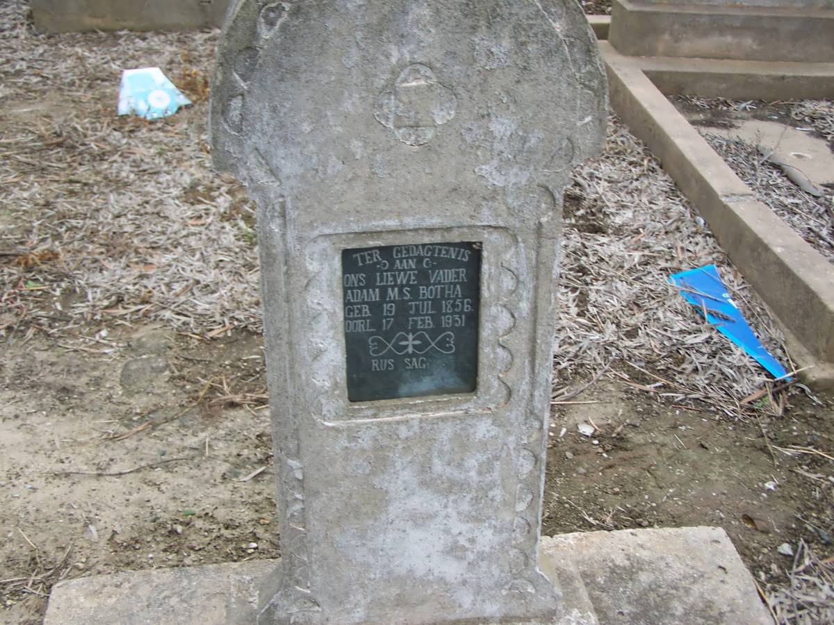 BOTHA Adam M.S. 1856-1931