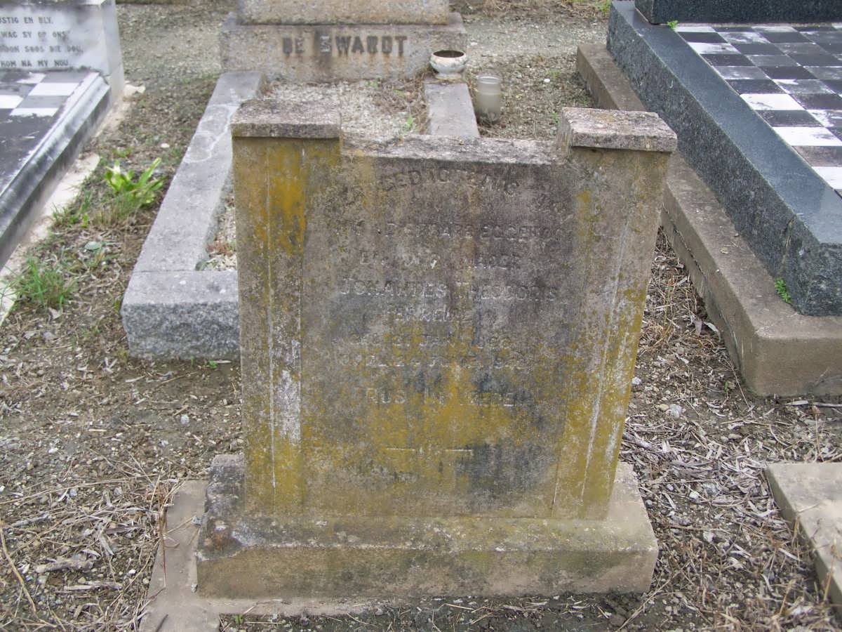 BARNARD Johannes Theodoris 1899-19?