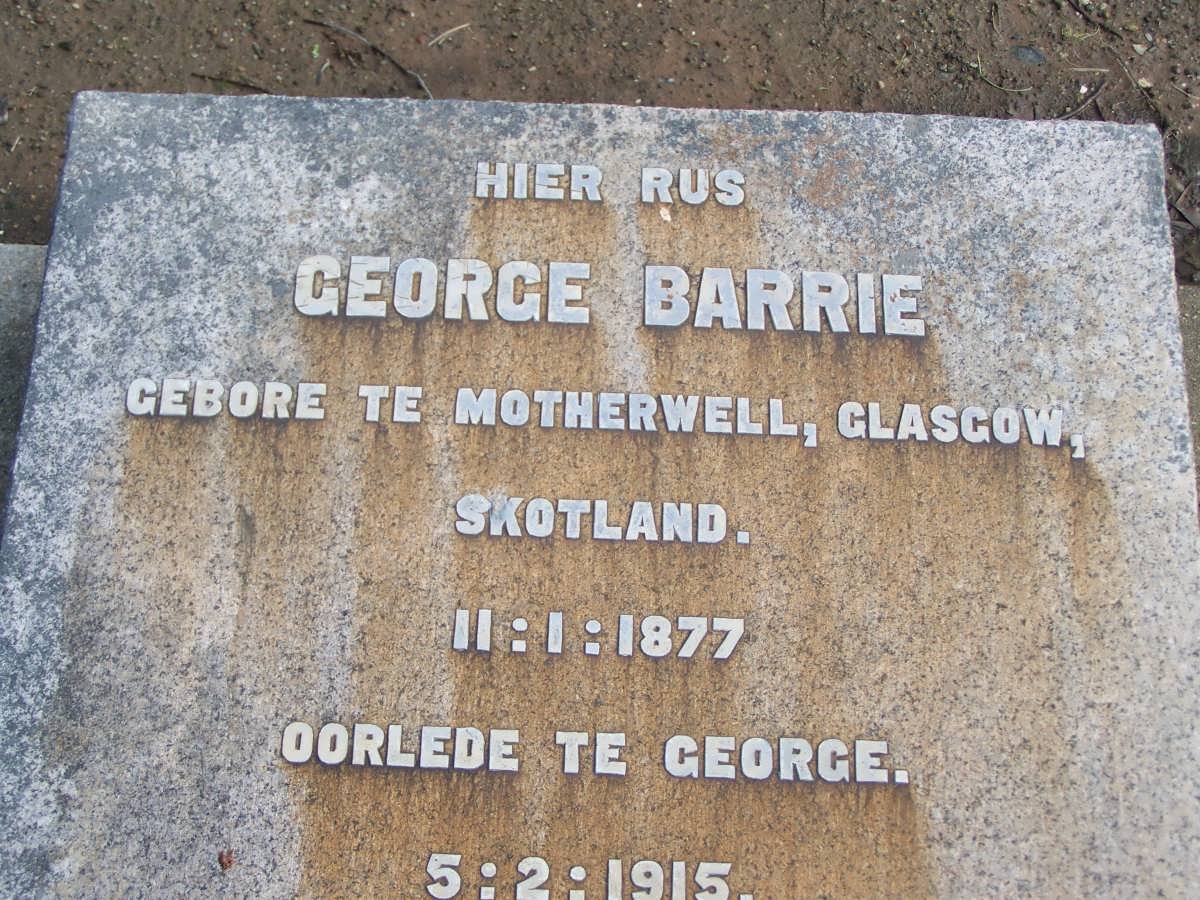BARRIE George 1877-1915