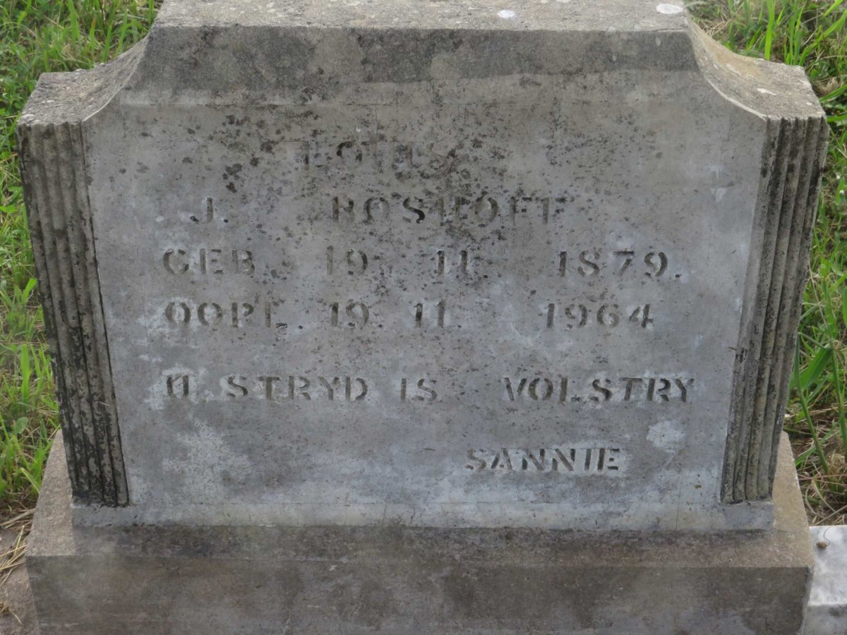 BOSHOFF J. 1879-1964