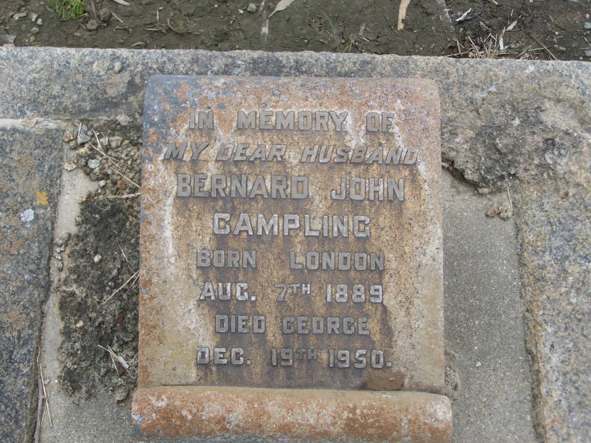 CAMPLING Bernard John 1889-1950