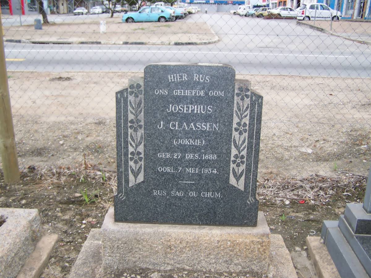 CLAASSEN Josephus J. 1888-1954
